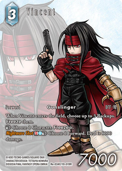 Vincent - Re-034C/19-019R - Rare (Full Art) - Legacy Collection