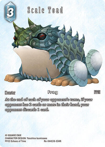 Scale Toad - Re-044C/8-034R - Rare (Full Art) - Legacy Collection