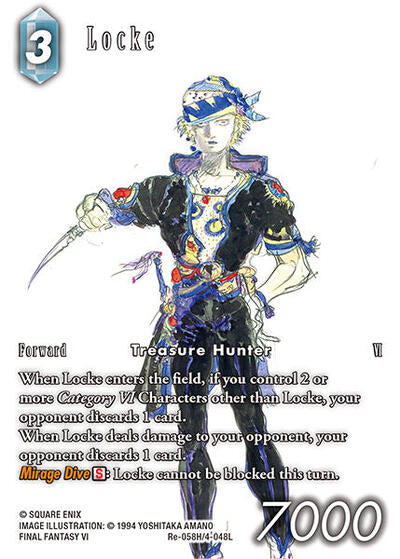 Locke - Re-058H/4-048L - Legend (Full Art) - Legacy Collection