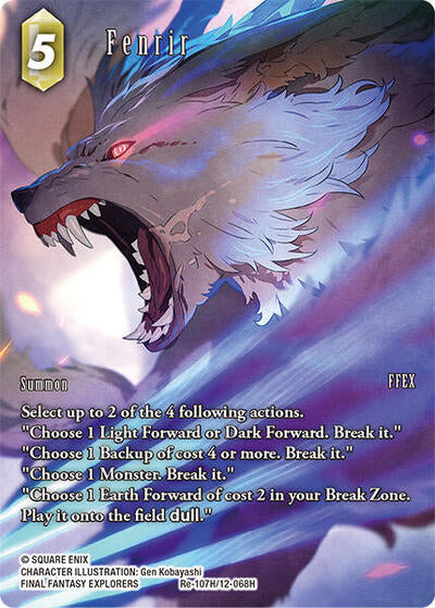 Fenrir - Re-107H/12-068H - Hero (Full Art) - Legacy Collection