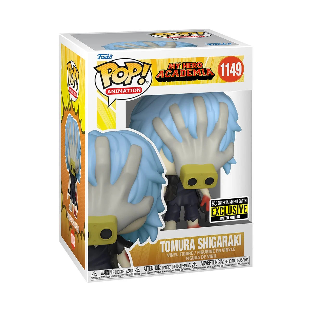 My Hero Academia Tomura Shigaraki Pop! Vinyl Figure #1149 - Entertainment Earth Exclusive