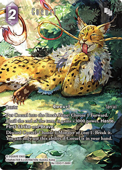 Coeurl - Re-130C/7-089C - Common (Full Art) - Legacy Collection