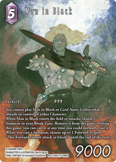 Man in Black - Re-133H/17-096H - Hero (Full Art) - Legacy Collection