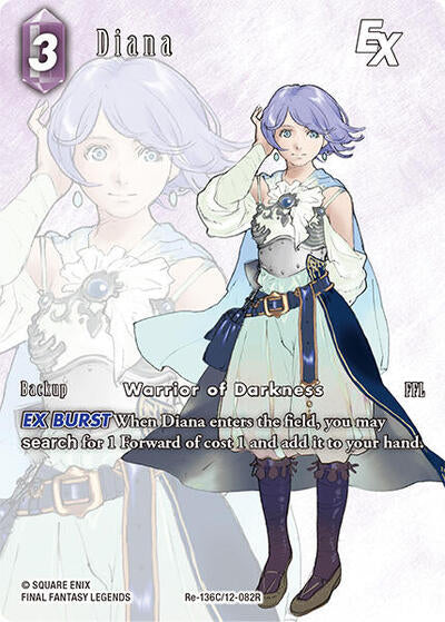 Diana EX - Re-136C/12-082R - Rare (Full Art) - Legacy Collection