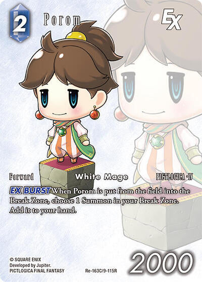 Porom EX - Re-163C/9-115R - Rare (Full Art) - Legacy Collection