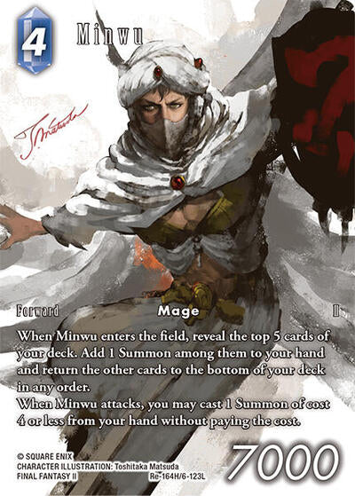Minwu - Re-164H/6-123L - Legend (Full Art) - Legacy Collection