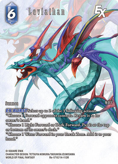 Leviathan - Re-171C/14-113R - Rare (Full Art) - Legacy Collection