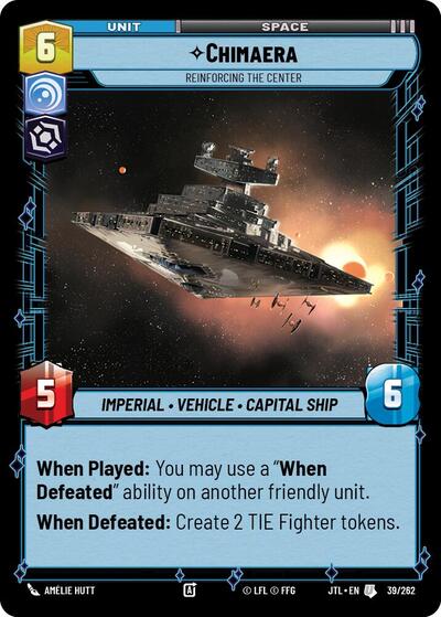 Chimaera - Reinforcing the Center - 039/262 - Uncommon - Jump to Lightspeed