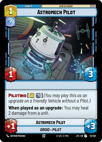 Astromech Pilot - 057/262 - Uncommon - Jump to Lightspeed