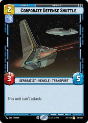 Corporate Defense Shuttle - 059/262 - Rare - Jump to Lightspeed