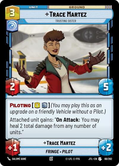 Trace Martez - Trusting Sister - 066/262 - Uncommon - Jump to Lightspeed