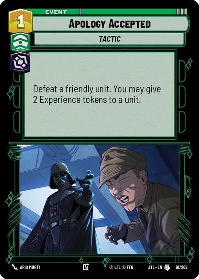 Apology Accepted - 091/262 - Uncommon - Jump to Lightspeed