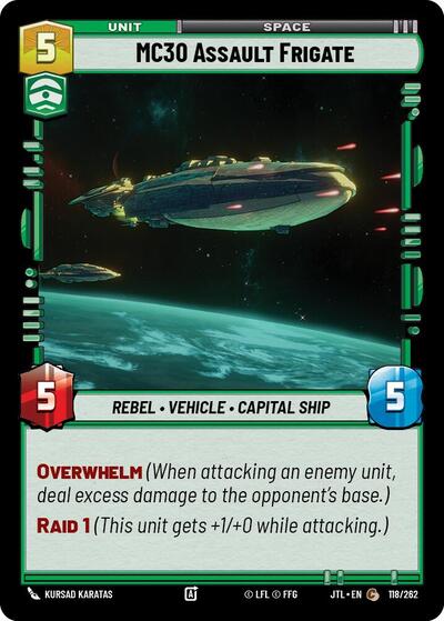 MC30 Assault Frigate - 118/262 - Common - Jump to Lightspeed