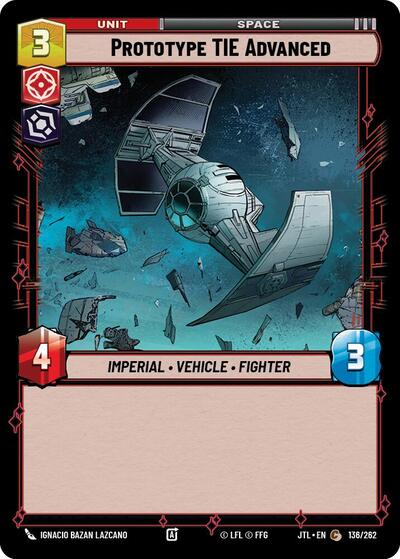 Prototype TIE Advanced - 136/262 - Common - Jump to Lightspeed