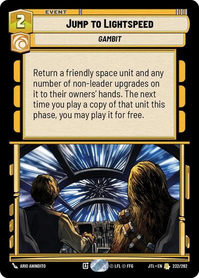 Jump to Lightspeed - 232/262 - Rare - Jump to Lightspeed