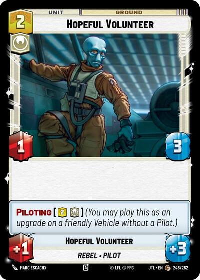 Hopeful Volunteer - 246/262 - Common - Jump to Lightspeed