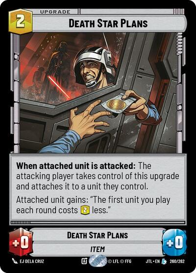 Death Star Plans - 260/262 - Legendary - Jump to Lightspeed