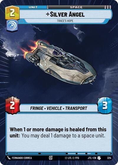 Silver Angel - Trace's Hope - 324 - Uncommon (Hyperspace) - Jump to Lightspeed