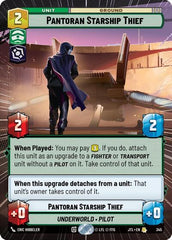 Pantoran Starship Thief - 345 - Rare (Hyperspace) - Jump to Lightspeed