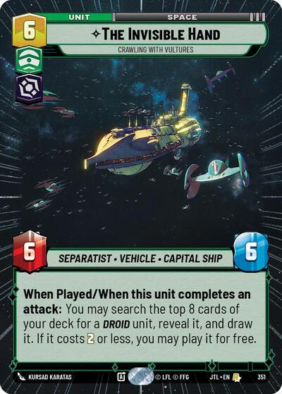 The Invisible Hand - Crawling With Vultures - 351 - Rare (Hyperspace) - Jump to Lightspeed