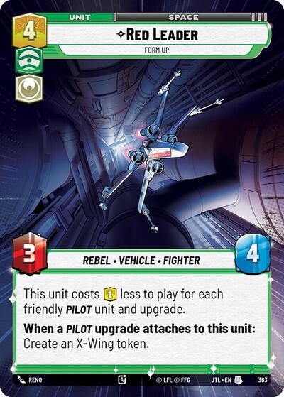 Red Leader - Form Up - 363 - Uncommon (Hyperspace) - Jump to Lightspeed