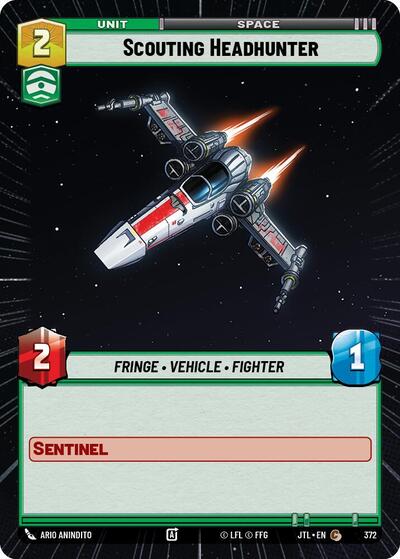 Scouting Headhunter - 372 - Common (Hyperspace) - Jump to Lightspeed