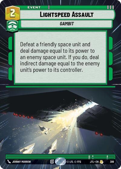 Lightspeed Assault - 389 - Rare (Hyperspace) - Jump to Lightspeed
