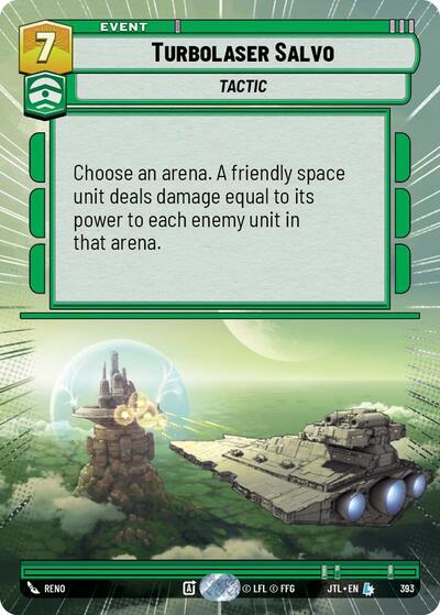Turbolaser Salvo - 393 - Legendary (Hyperspace) - Jump to Lightspeed