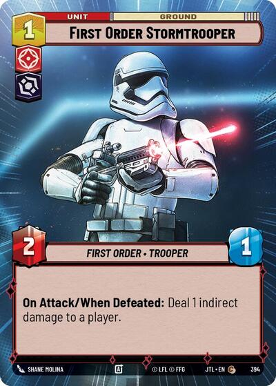 First Order Stormtrooper - 394 - Common (Hyperspace) - Jump to Lightspeed