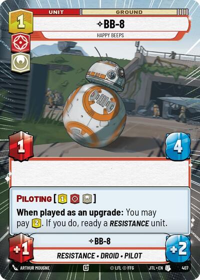 BB-8 - Happy Beeps - 407 - Uncommon (Hyperspace) - Jump to Lightspeed