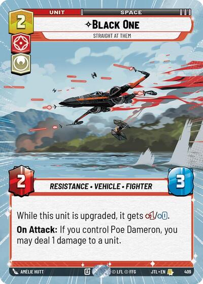 Black One - Straight At Them - 409 - Rare (Hyperspace) - Jump to Lightspeed