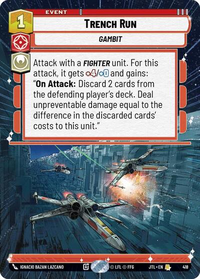 Trench Run - 418 - Rare (Hyperspace) - Jump to Lightspeed