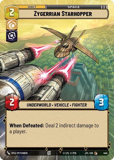 Zygerrian Starhopper - 445 - Common (Hyperspace) - Jump to Lightspeed