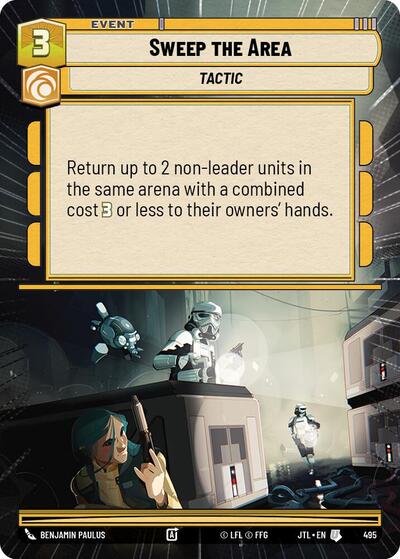 Sweep the Area - 495 - Uncommon (Hyperspace) - Jump to Lightspeed