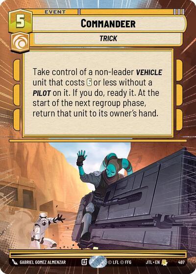 Commandeer - 497 - Rare (Hyperspace) - Jump to Lightspeed