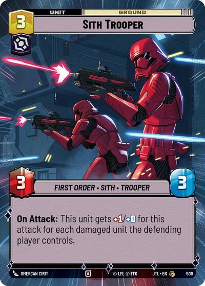 Sith Trooper - 500 - Common (Hyperspace) - Jump to Lightspeed