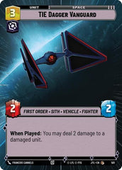 TIE Dagger Vanguard - 501 - Common (Hyperspace) - Jump to Lightspeed