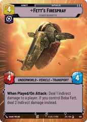 Fett's Firespray - Feared Silhouette - 502 - Special (Hyperspace) - Jump to Lightspeed