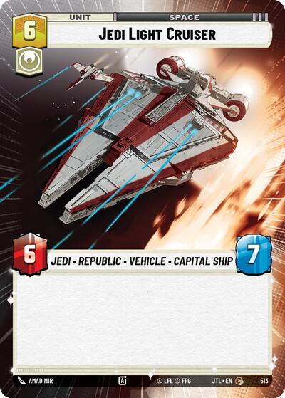 Jedi Light Cruiser - 513 - Common (Hyperspace) - Jump to Lightspeed