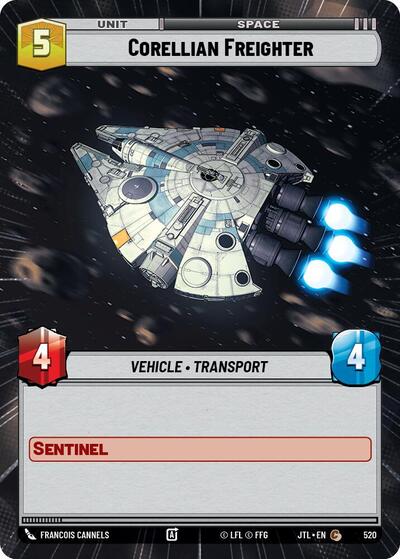 Corellian Freighter - 520 - Common (Hyperspace) - Jump to Lightspeed