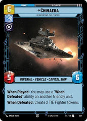 Chimaera - Reinforcing the Center - 537 - Uncommon (Foil) - Jump to Lightspeed