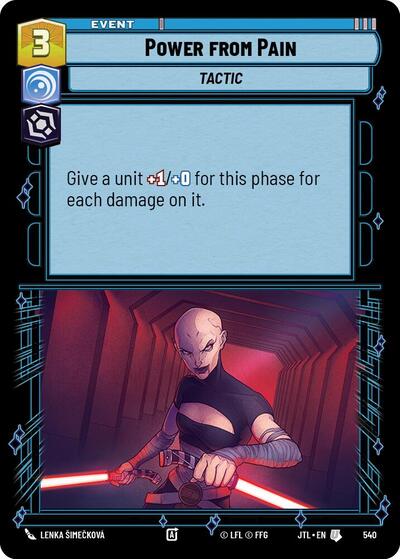 Power from Pain - 540 - Uncommon (Foil) - Jump to Lightspeed