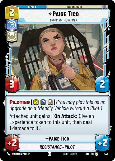 Paige Tico - Dropping the Hammer - 544 - Uncommon (Foil) - Jump to Lightspeed