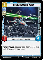Red Squadron X-Wing - 549 - Common (Foil) - Jump to Lightspeed
