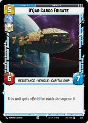 D'Qar Cargo Frigate - 550 - Common (Foil) - Jump to Lightspeed