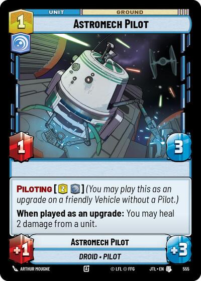 Astromech Pilot - 555 - Uncommon (Foil) - Jump to Lightspeed