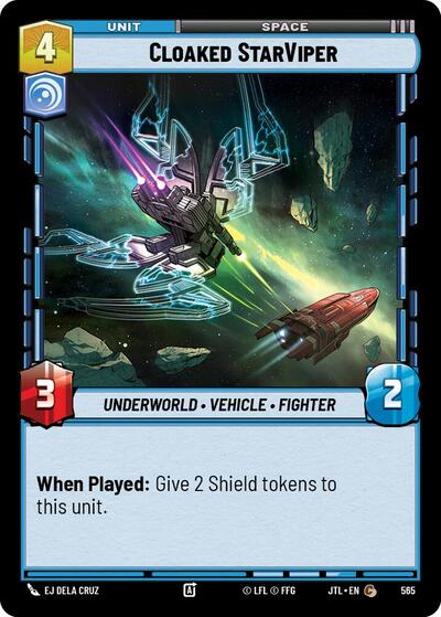 Cloaked StarViper - 565 - Common (Foil) - Jump to Lightspeed