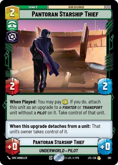 Pantoran Starship Thief - 581 - Rare (Foil) - Jump to Lightspeed
