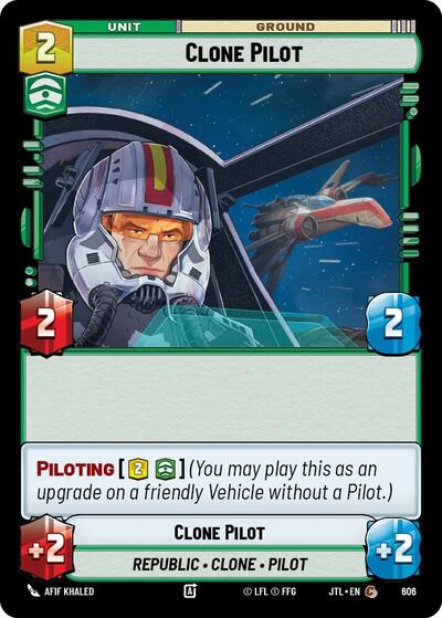 Clone Pilot - 606 - Common (Foil) - Jump to Lightspeed