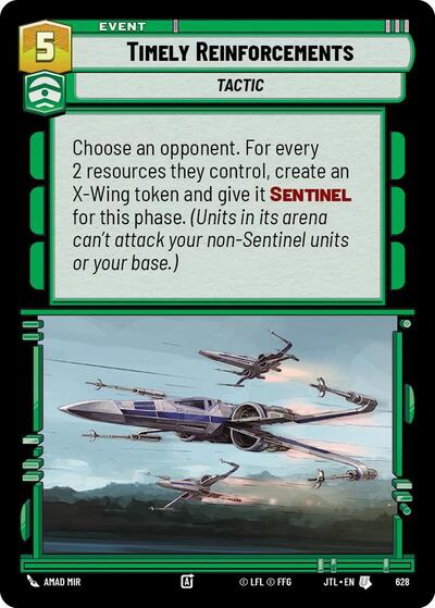 Timely Reinforcements - 628 - Uncommon (Foil) - Jump to Lightspeed